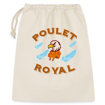 Brathähnchen-Adler-Kondor-Humor-Design - Geschenkbeutel aus Baumwolle (40 x 50 cm) - Natur - Vorne