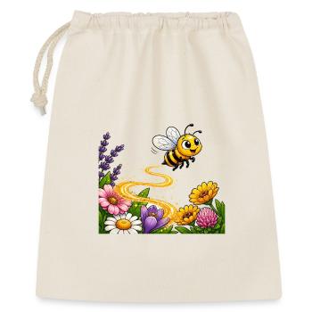 bee honey beekeeper honeycomb flowers meadow insect - Gift Bag 40 x 50 cm - nature - Front