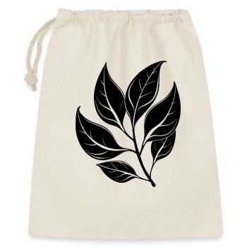 Feuilles de gomme - Sac cadeau 40 x 50 cm - nature - Devant
