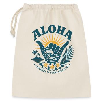 Aloha Kindness Shaka - Gift Bag 40 x 50 cm - nature - Front