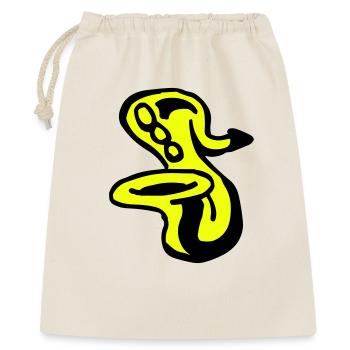 Saxophone - Sac cadeau 40 x 50 cm - nature - Devant