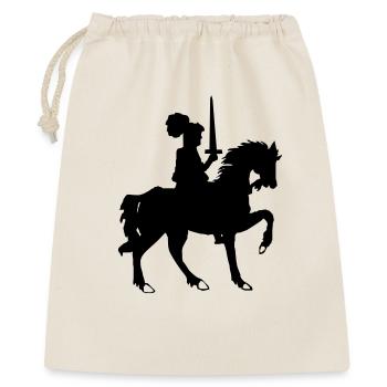 Knight with sword and horse - Gift Bag 40 x 50 cm - nature - Front