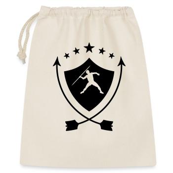 Javelin Throw Thrower Lancer de Javelot Speerwurf - Gift Bag 40 x 50 cm - nature - Front