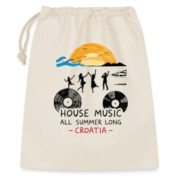 Croatie House Music - Sac cadeau 40 x 50 cm - nature - Devant