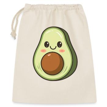 Amateur de nourriture kawaii à base d'avocat - Sac cadeau 40 x 50 cm - nature - Devant