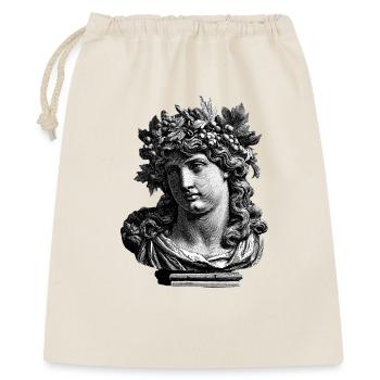 Buste antique de Bacchus – Gravure classique  - Sac cadeau 40 x 50 cm - nature - Devant