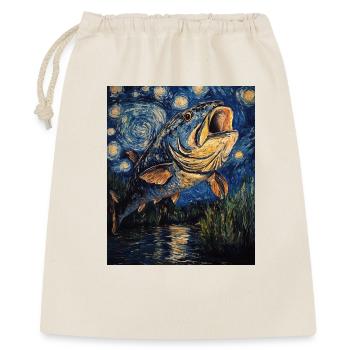 Carpe style Van Gogh - Sac cadeau 40 x 50 cm - nature - Devant