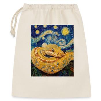 Snake Python Van Gogh Style Starry Night - Gift Bag 40 x 50 cm - nature - Front