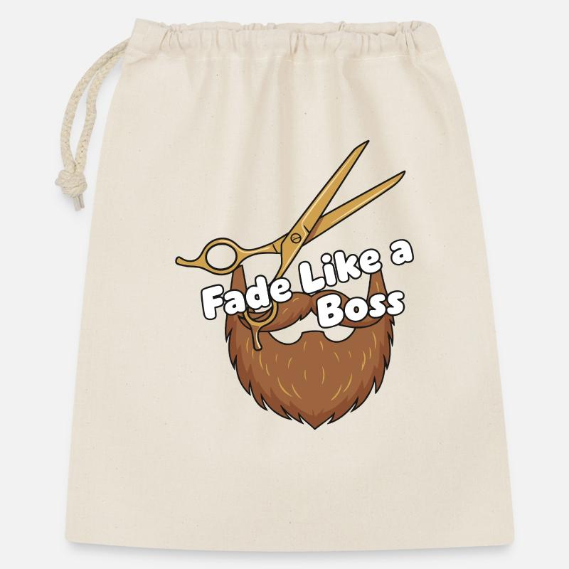 Fade Like a... Beard Scissors - Gift Bag 40 x 50 cm - nature