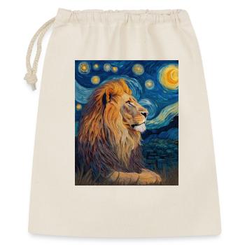 Lion Van Gogh - Sac cadeau 40 x 50 cm - nature - Devant