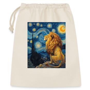 Lion Van Gogh - Sac cadeau 40 x 50 cm - nature - Devant