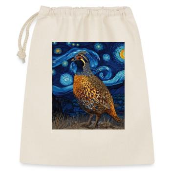Caille Van Gogh - Sac cadeau 40 x 50 cm - nature - Devant