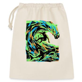 Surfeurs de vacances à la plage - Sac cadeau 40 x 50 cm - nature - Devant