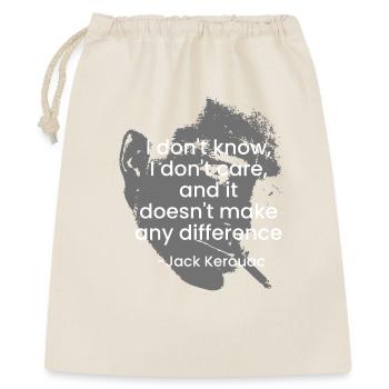 Citation de Jack Kerouac - Sac cadeau 40 x 50 cm - nature - Devant
