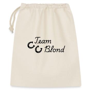 Team Blonde - Geschenkbeutel aus Baumwolle (40 x 50 cm) - Natur - Vorne