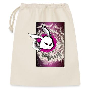 hase bad skate grimmig lol yolo explosion cool str - Geschenkbeutel aus Baumwolle (40 x 50 cm) - Natur - Vorne