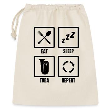 Tuba Schedule - Gift Bag 40 x 50 cm - nature - Front