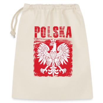 Polen - Geschenkbeutel aus Baumwolle (40 x 50 cm) - Natur - Vorne