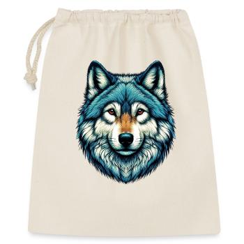 Loup - Sac cadeau 40 x 50 cm - nature - Devant