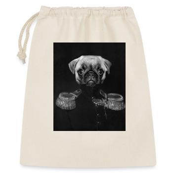 General Pug with Imperial Portrait - Gift Bag 40 x 50 cm - nature - Front