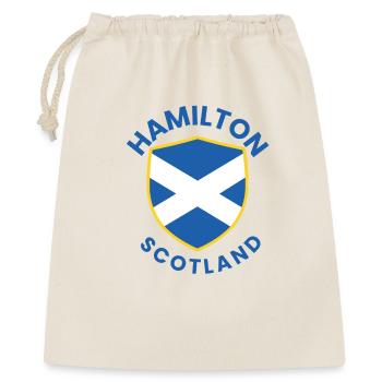 Bouclier écossais avec Saltire Hamilton - Sac cadeau 40 x 50 cm - nature - Devant