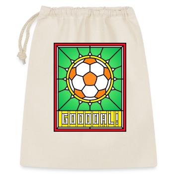Stained Glass Foot Ball - Gift Bag 40 x 50 cm - nature - Front