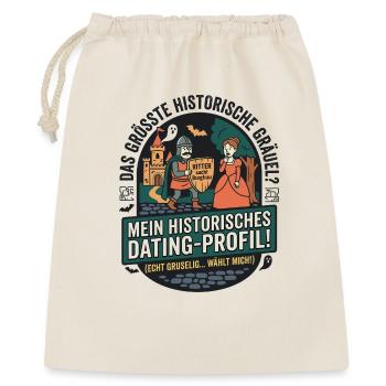 Mittelalter Dating Profil lustig - Geschenkbeutel aus Baumwolle (40 x 50 cm) - Natur - Vorne