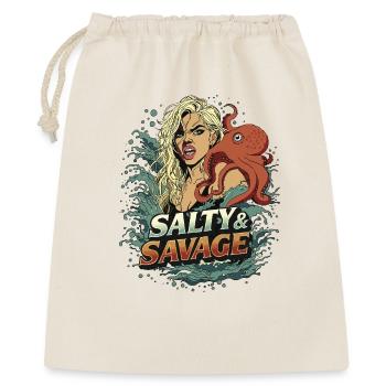 Salé & Sauvage - Sac cadeau 40 x 50 cm - nature - Devant