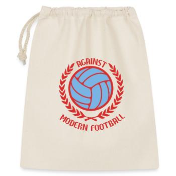 Contre le football moderne - Sac cadeau 40 x 50 cm - nature - Devant
