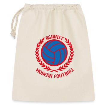 Contre le football moderne - Sac cadeau 40 x 50 cm - nature - Devant