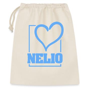 Bachelor Nelio - Geschenkbeutel aus Baumwolle (40 x 50 cm) - Natur - Vorne