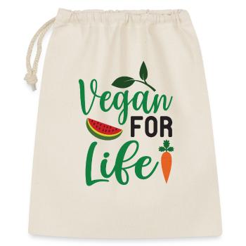 Vegan For Life - Gift Bag 40 x 50 cm - nature - Front