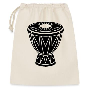 Conga africain - Sac cadeau 40 x 50 cm - nature - Devant