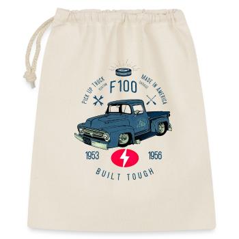 F100 Built Tough - Geschenkbeutel aus Baumwolle (40 x 50 cm) - Natur - Vorne