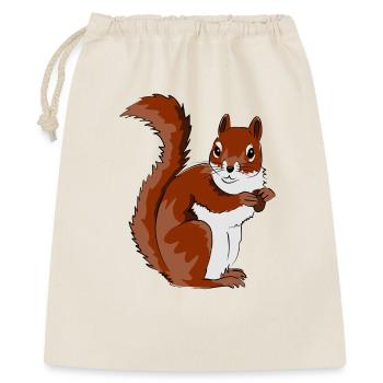 Illustration d’écureuil mignon - Sac cadeau 40 x 50 cm - nature - Devant