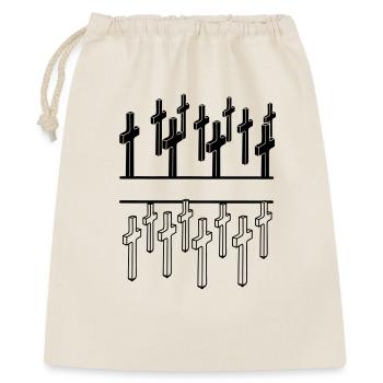 Cimetière militaire de Crosses - Sac cadeau 40 x 50 cm - nature - Devant