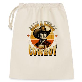 Cowboy Heart Blood Retro Design - Gift Bag 40 x 50 cm - nature - Front