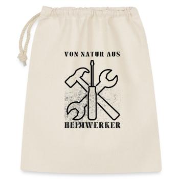 Do-it-yourselfers by nature – tool design - Gift Bag 40 x 50 cm - nature - Front
