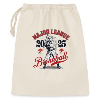 Major League Brennball 2025 Logo Tee - Geschenkbeutel aus Baumwolle (40 x 50 cm) - Natur - Vorne
