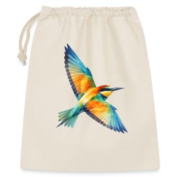 Art polygonal low polygon de Bee-Eater Bird - Sac cadeau 40 x 50 cm - nature - Devant