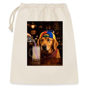 Baby Bell Malle Hund Wodka Lemon - Mallorca Party - Geschenkbeutel aus Baumwolle (40 x 50 cm) - Natur - Vorne