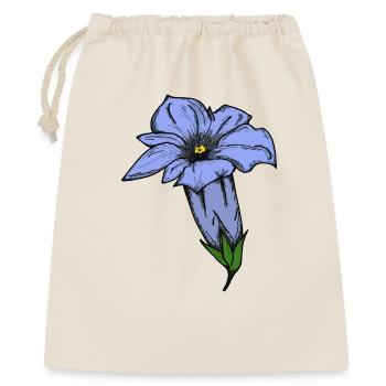Gentian, drawn - Gift Bag 40 x 50 cm - nature - Front