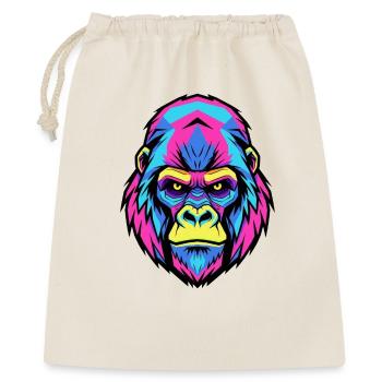Neon Gorilla Art Illustration - Gift Bag 40 x 50 cm - nature - Front