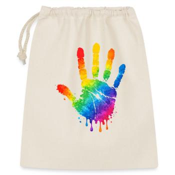 Colorful Handprint Watercolor Design - Gift Bag 40 x 50 cm - nature - Front