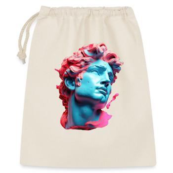Neon Marble Head Visage - Gift Bag 40 x 50 cm - nature - Front