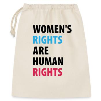 Women's Right Are Human Rights - Gift Bag 40 x 50 cm - nature - Front