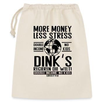 Plus d’argent, moins de stress – DINK Lifestyle - Sac cadeau 40 x 50 cm - nature - Devant