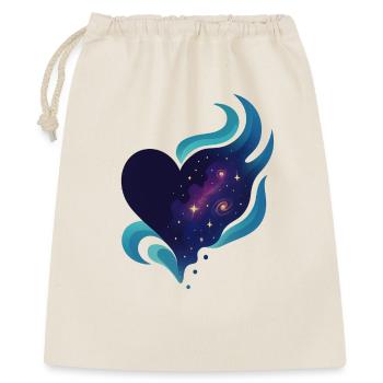 Love - Heart - Valentine's Day - Wedding - Gift Bag 40 x 50 cm - nature - Front
