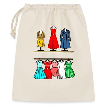 Vêtements avec espace texte - Sac cadeau 40 x 50 cm - nature - Devant