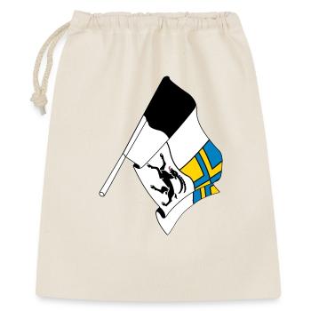 Drapeau des Grisons, Suisse - Sac cadeau 40 x 50 cm - nature - Devant